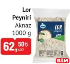 AKNAZ LOR PEYNİRİ 1000 G AKNAZ LOR PEYNİRİ 1000 G